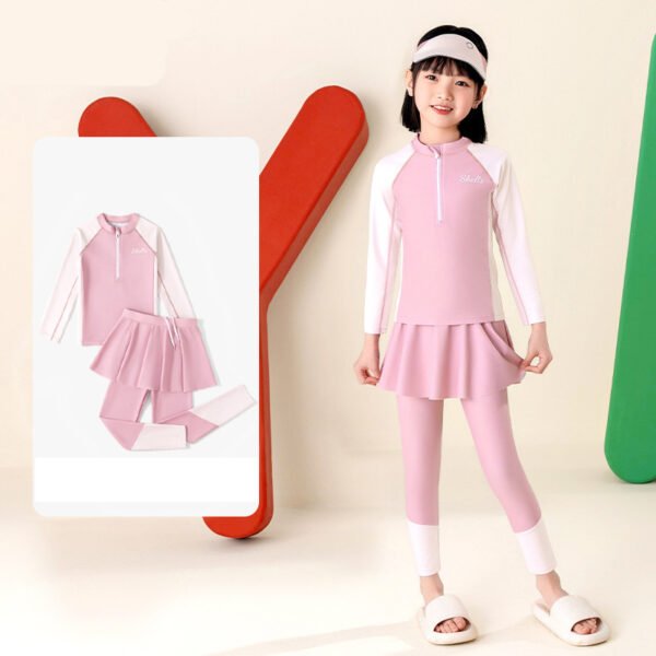 여아용 생존수영 수영복 아동용 초등학생 래쉬가드