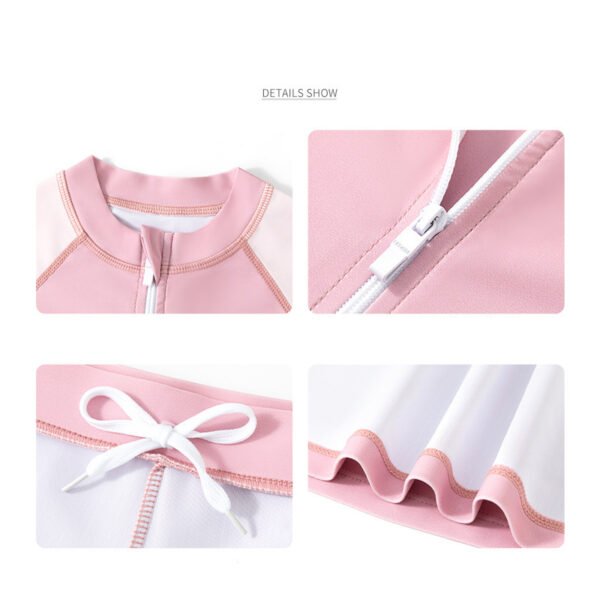 여아용 생존수영 수영복 아동용 초등학생 래쉬가드