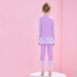 헬로키티 아동 수영복 분체 긴팔 바지 수영복 래쉬가드