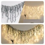 크리스마스 가랜드 벽트리 LED 전구