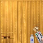 LED 동선 커튼 무드등 3*3m USB 크리스마스 장식품