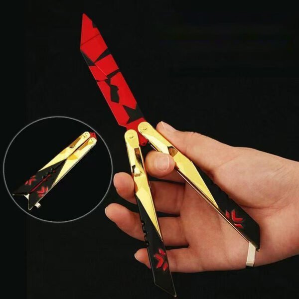 발로란트 챔피언스 발리송 나비칼 장난감칼 날없는 안전한 발리송