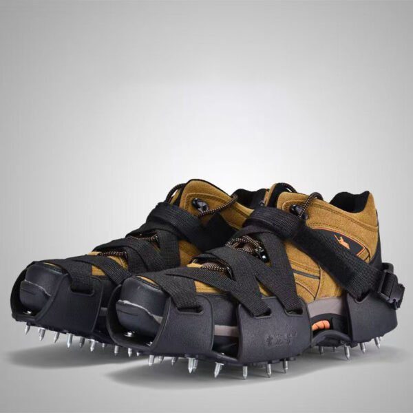 외출 등산 눈길 얼음 낚시 미끄러짐 방지 튼튼한 신발 커버 아이젠